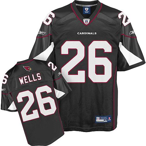 2009-11 ARIZONA CARDINALS WELLS #26 REEBOK REPLICA JERSEY (HOME