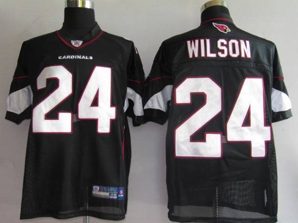 Adrian Wilson #24 Arizona Cardinals Reebok On Field Jersey Black Size 52  +2"