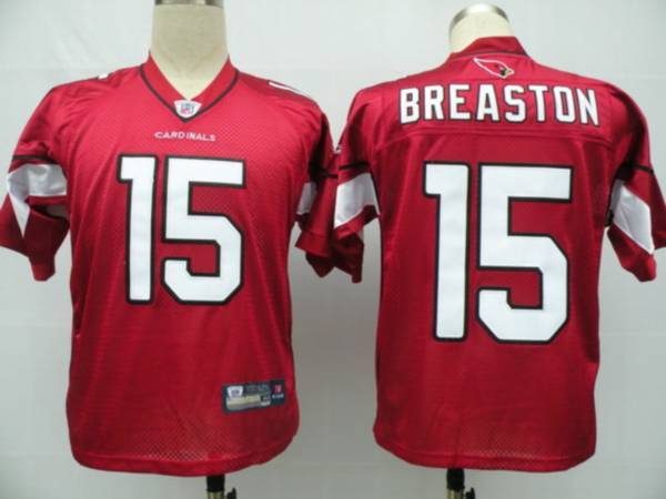 Steve Breaston Jersey, Alternate Embroidered #15 Arizona Cardinals  Authentic NFL Jersey in Black ID:263 $2…