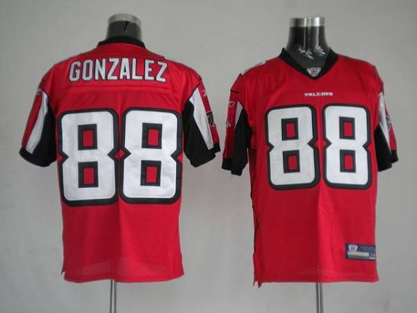 NFL, Shirts & Tops, Atlanta Falcons Mrs Tony Gonzalez Reebok Youth Girls  Home Red Jersey