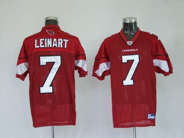 2006 ARIZONA CARDINALS LEINART #7 REEBOK ON FIELD JERSEY (HOME) XL