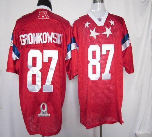 2012-16 NEW ENGLAND PATRIOTS GRONKOWSKI #87 NIKE GAME JERSEY (AWAY) Y -  Classic American Sports