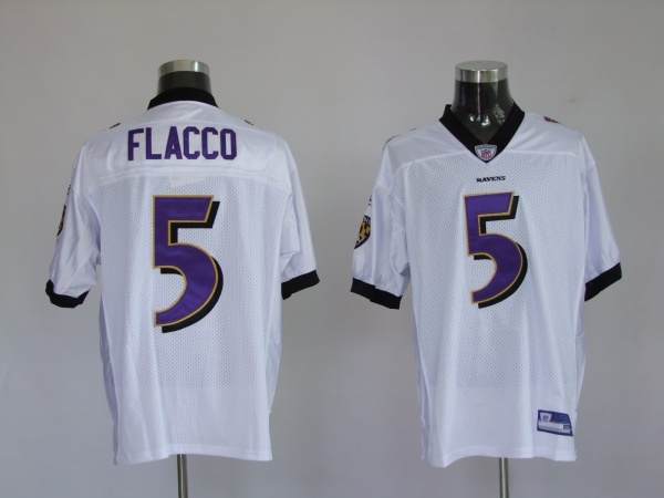 Joe Flacco Baltimore Ravens Nike Platinum Limited Jersey - White