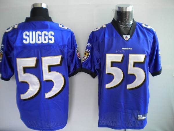 Nike NFL Baltimore Ravens Men's Jersey, #55 Suggs, 48