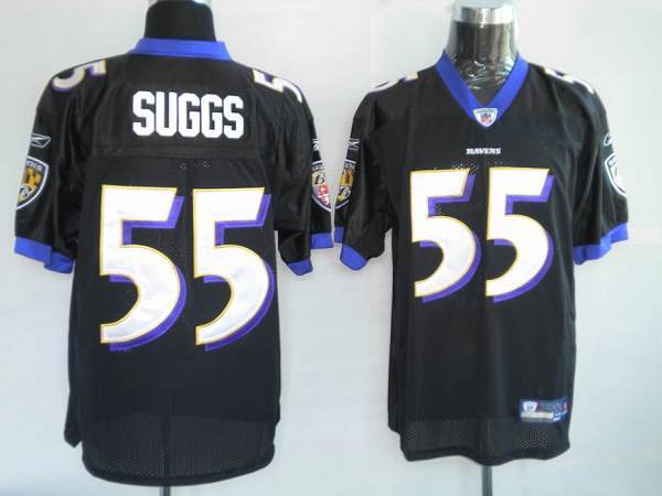 Terrell Suggs #55 Baltimore Ravens Nike Jersey Reebok Mens Size￼ 48 Purple￼